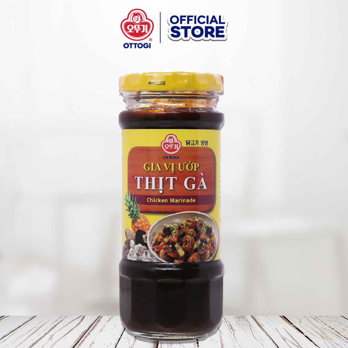 Combo 2 chai Gia vị ướp thịt gà Ottogi 240gx2