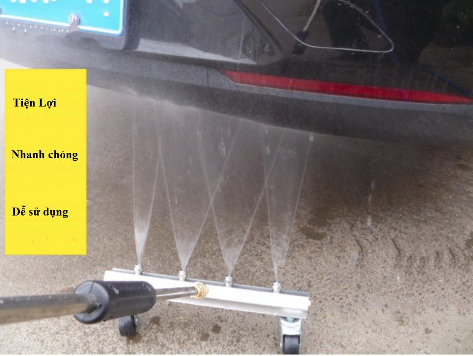 Xịt khung gầm ô tô nhanh 4 đầu áp lực AutoCare from Taiwan - EuroHome