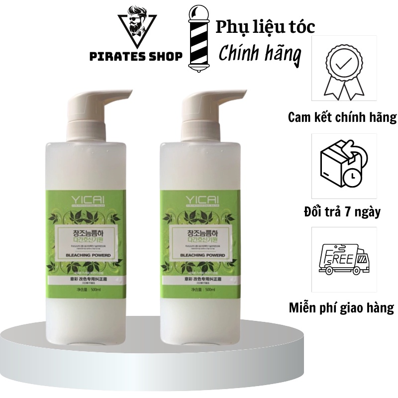 Bóc rửa màu tóc đỏ đen xanh tím Yicai 500ml