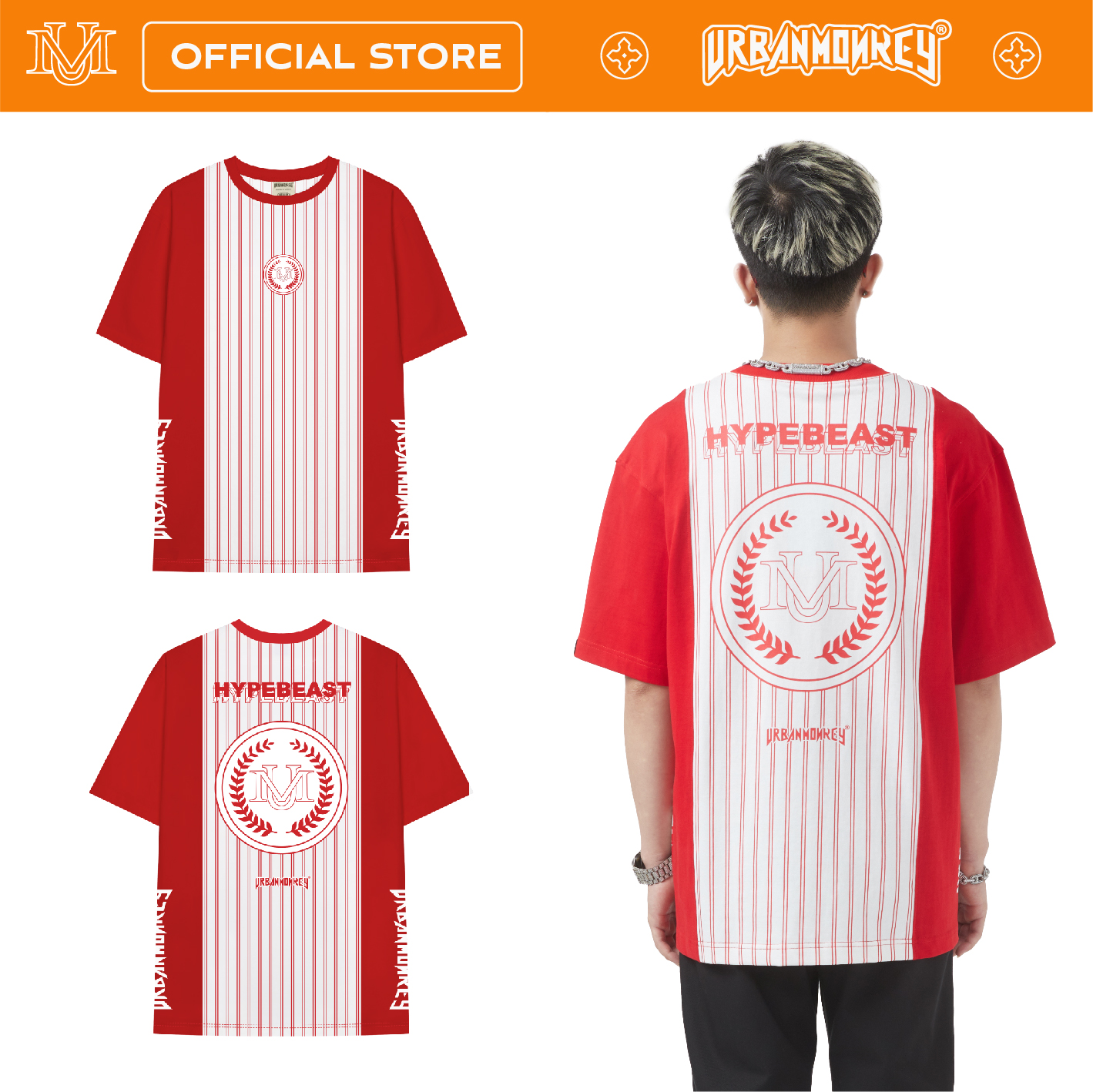 Áo Thun URBAN MONKEY BASEBALL TEE Thun Cotton Hai Chiều Thoáng Mát