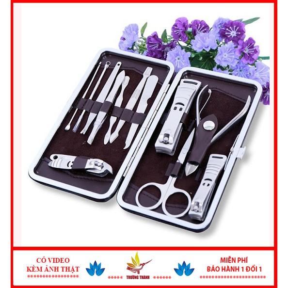 Bộ Dụng Cụ Chăm Sóc Móng 12 Món