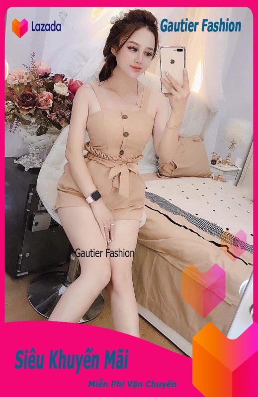 Set Áo 2 Dây Kèm Quần Dễ Thương Thời Trang Gautier
