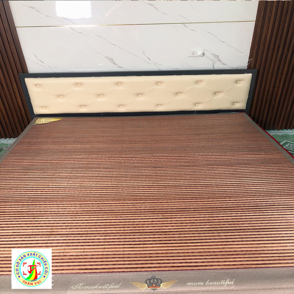 Chiếu Trúc Vân Gỗ Sịn Thái Lan Cao Cấp_Hàng nhập khẩu (CAM KẾT Y HÌNH) (Không p hàng chợ) (Không vỏ gối)