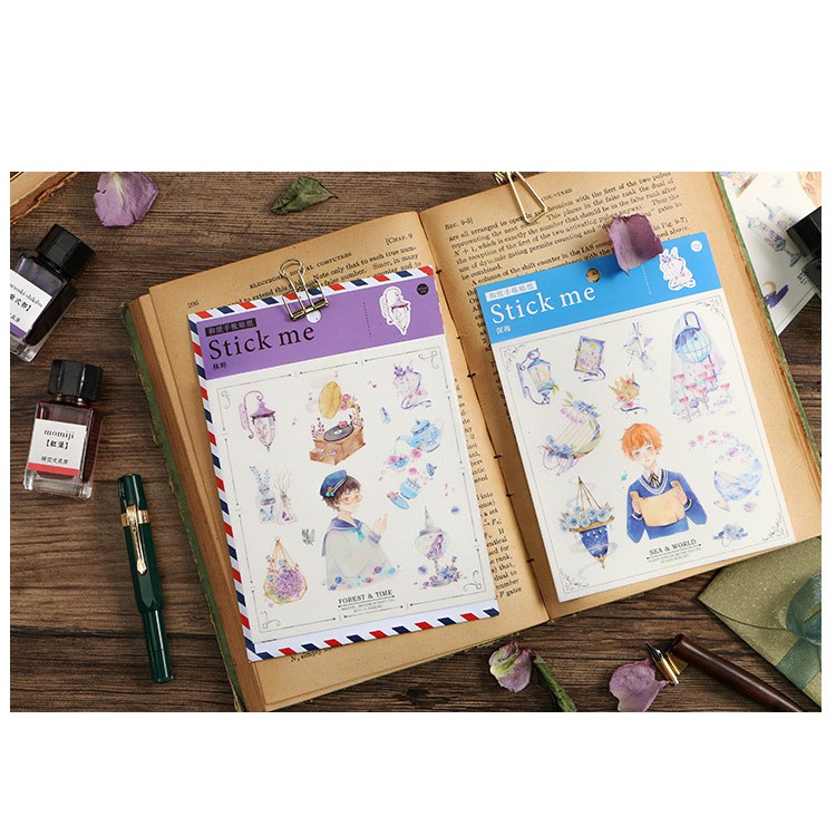 Tấm sticker chàng trai Stick me M005