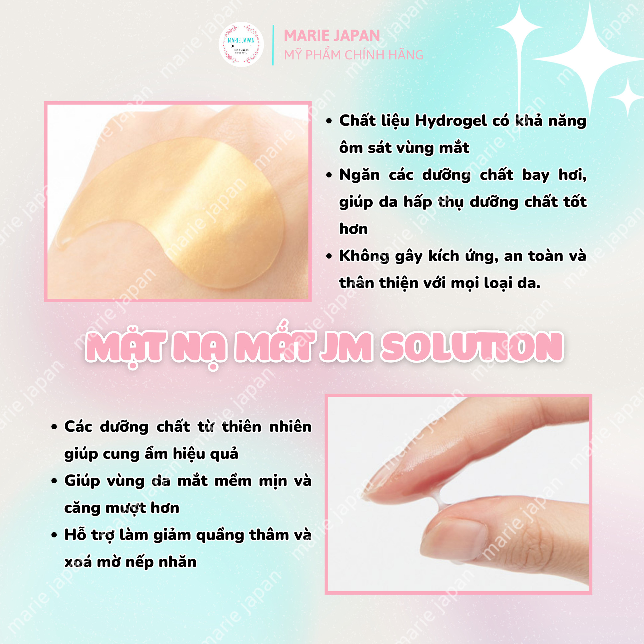 Mặt Nạ Mắt Giảm Thâm JM Solution Eye Patch Hàn Quốc