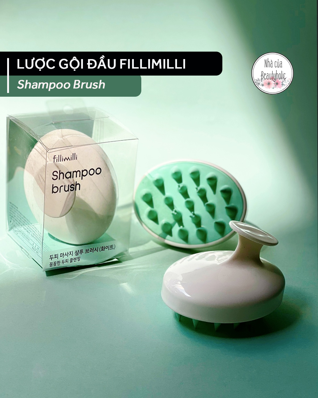 [Nhacuabeautyholic] Lược gội đầu FILLIMILLI SHAMPOO BRUSH