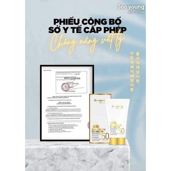 Kem Chống Nắng Soo Young