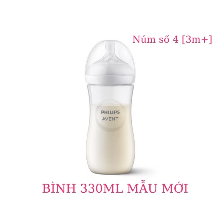 Bình sữa Philips AVENT 125ml - 260ml - 330ml [ Mẫu mới hàng xuất Mỹ , Canada]