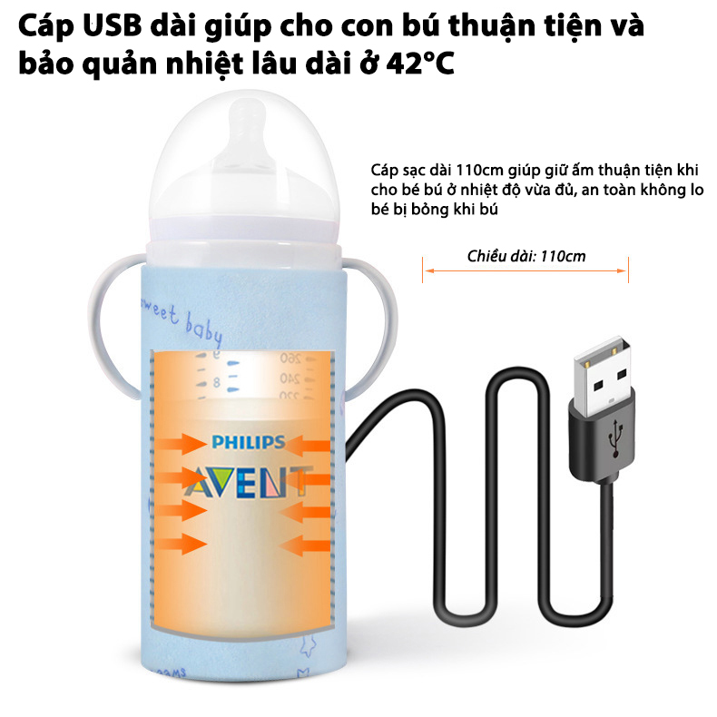Túi ủ bình sữa thông minh