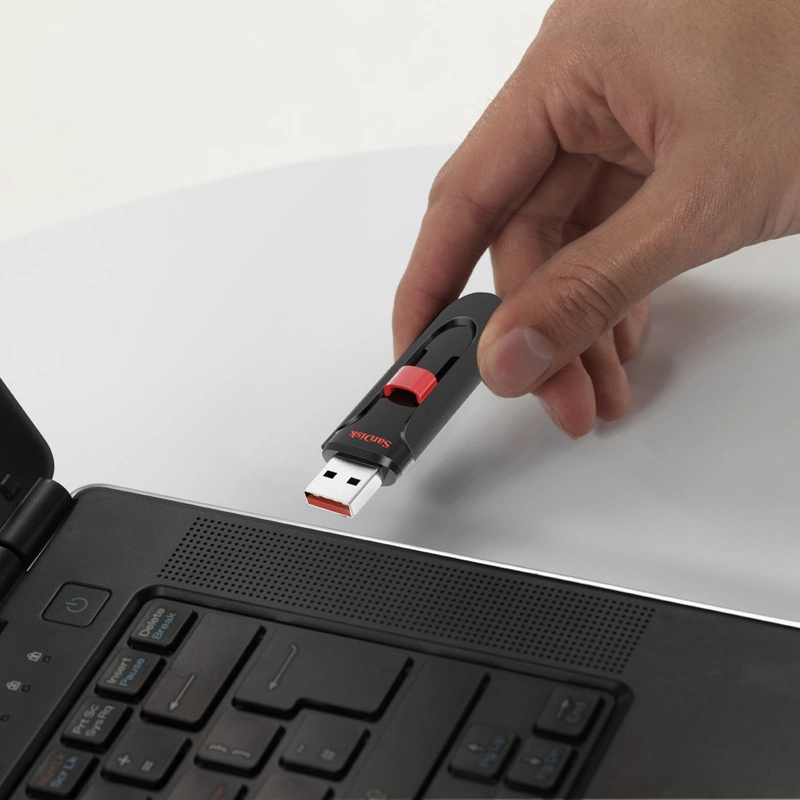 USB 3.0 SanDisk Cruzer CZ600 32GB tốc độ 100MB/s (Đen) Nhất Tín Computer