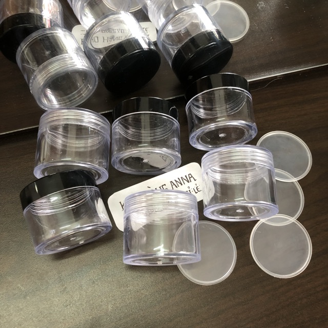 50--100-200 CAI Hủ nhựa cứng định lượng 30g trong suốt có thể dùng đựng mỹ phẩm chiết màu chiết bột hạt cườm,Dùng Chiết Kem, Chiết Bột, Sang Chiết Mỹ Phẩm Du Lịch