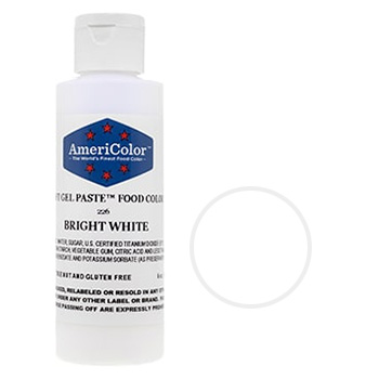 Màu thực phẩm Americolor Bright White - 6oz