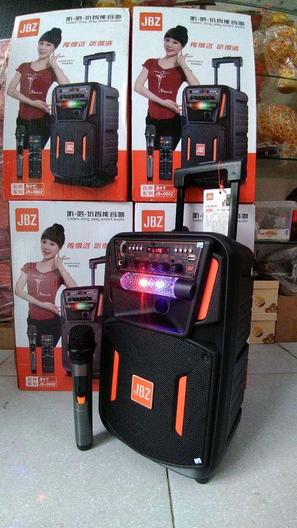 [HCM]loa kéo karaoke JBZ 0802 thùng gỗ mới 2019