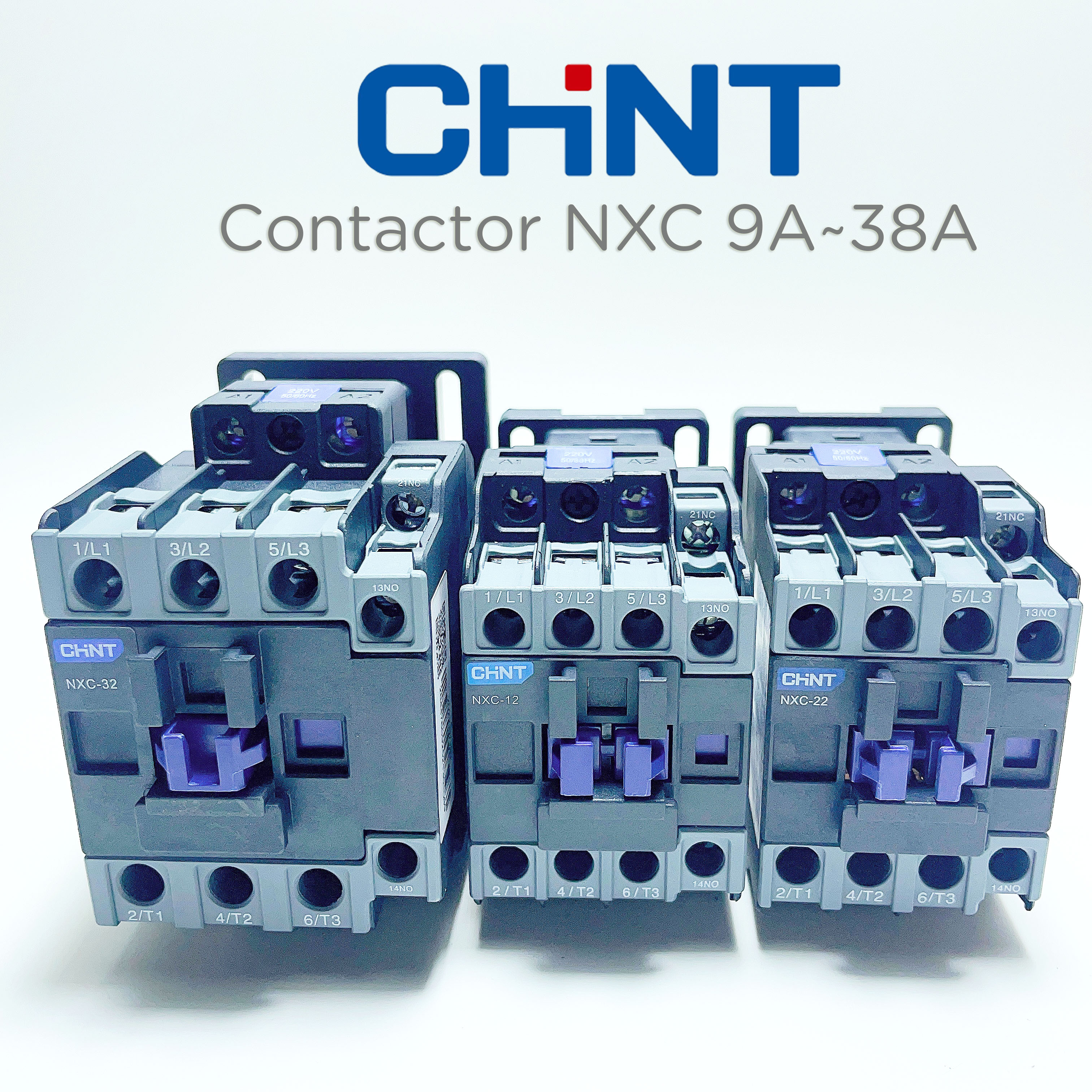 Starter from Chint 3 Phase Ncx Contactor 3 Phase 9A~40A