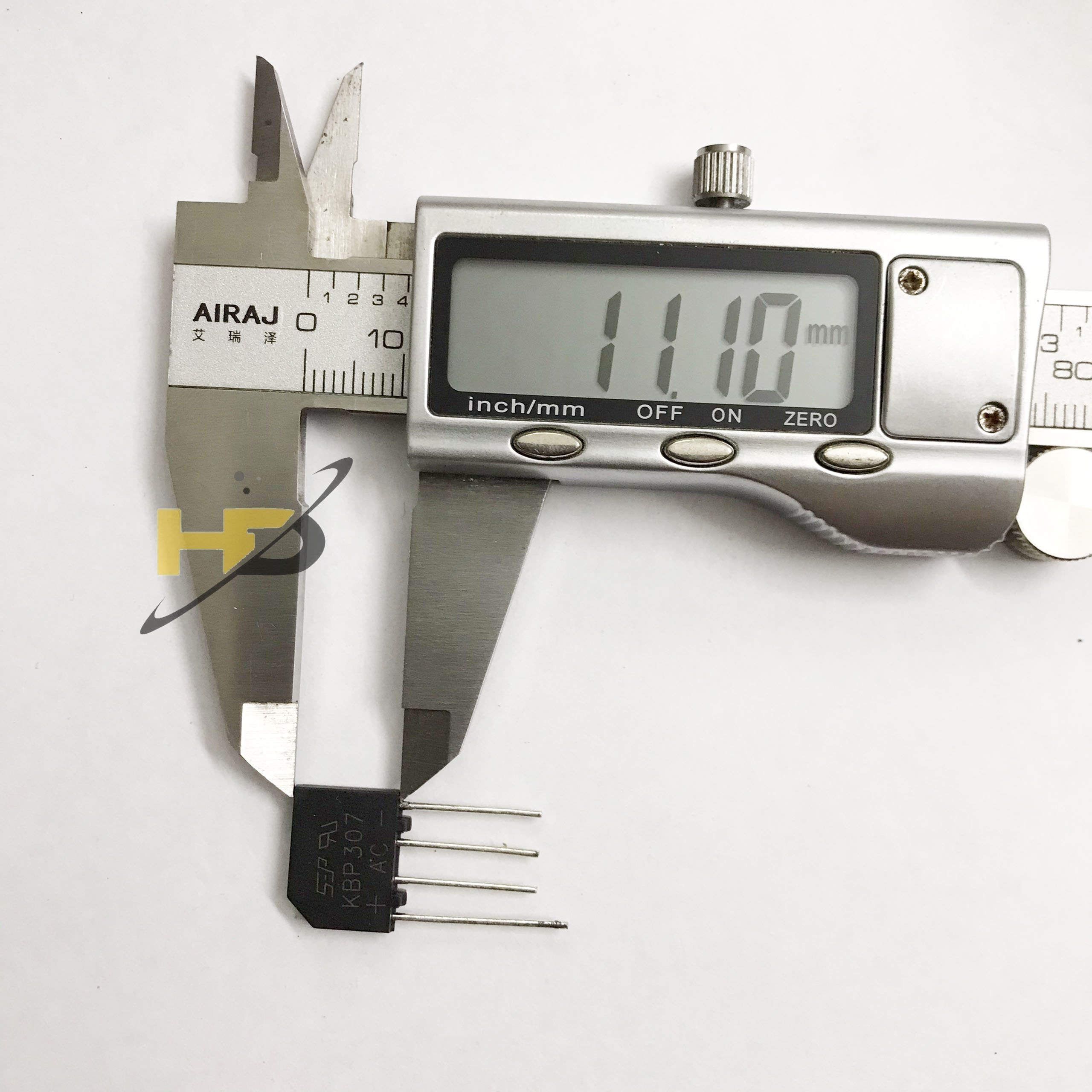 Linh Kiện Điện Tử, Bộ 5 Con Cầu Diode KBP307 3A 700V (Vuông)
