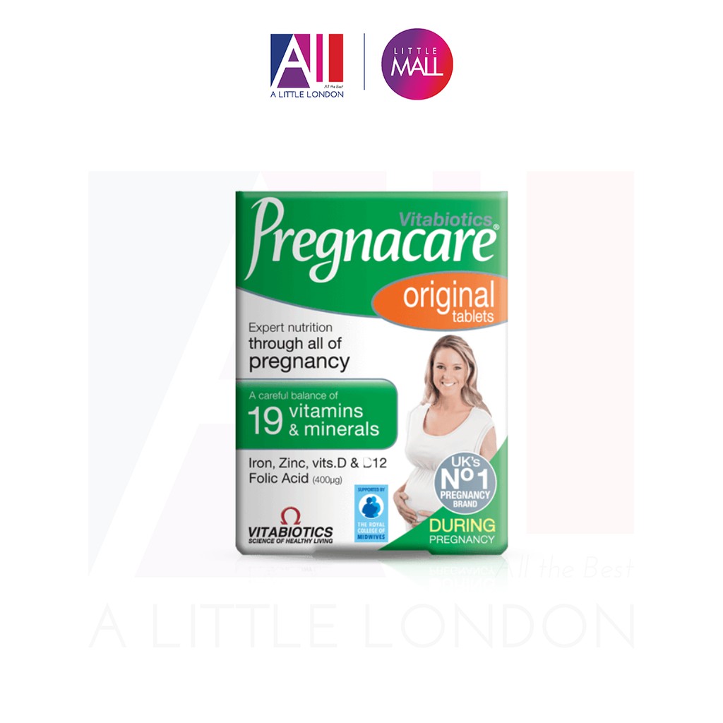 Bổ sung Vitamin khi mang thai Vitabiotics Pregnacare Original - 90 viên