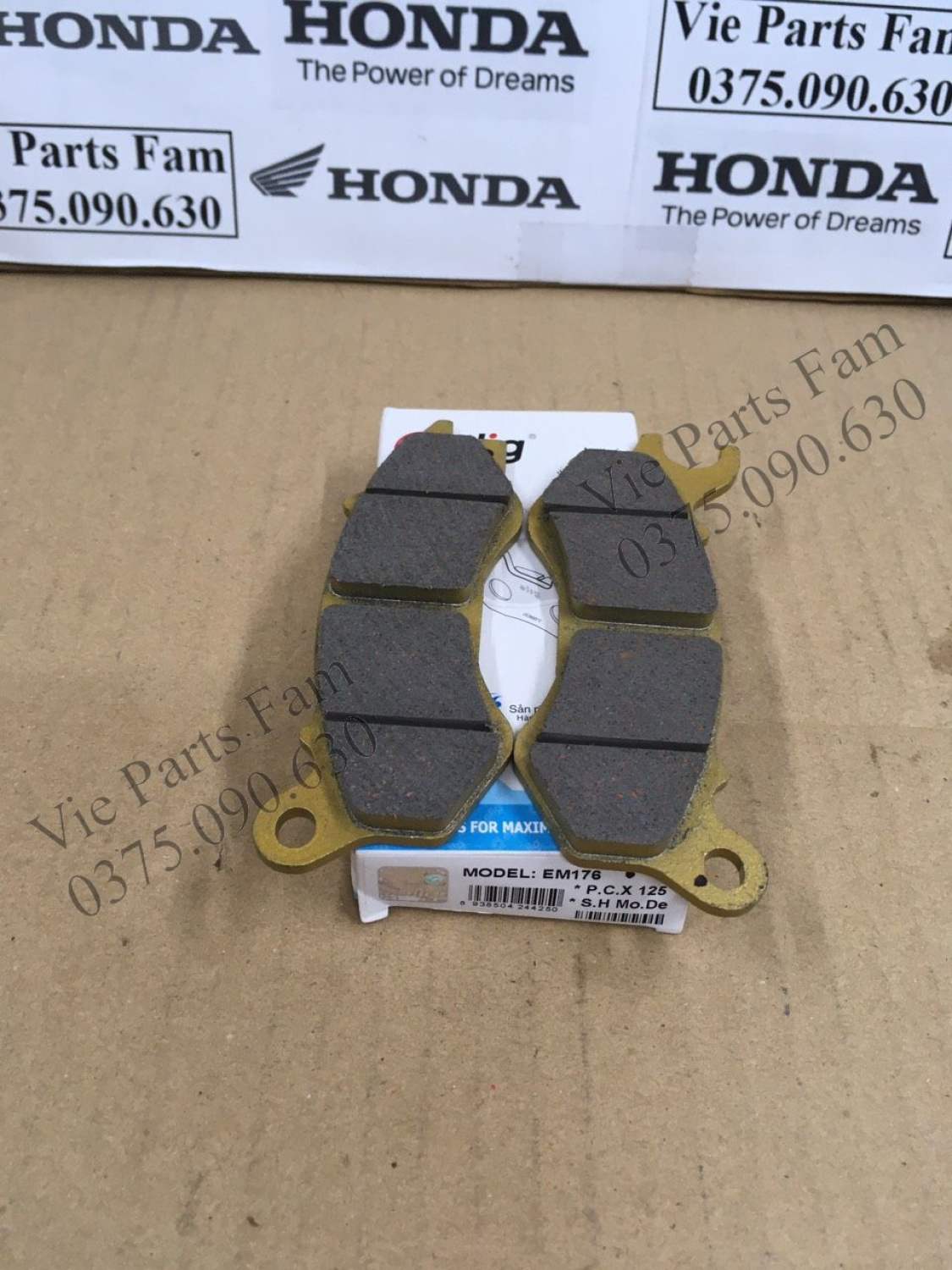 Má Phanh dầu (Bố thắng đĩa) trước PCX (2018-2019), SH Mode (2013-2019), hàng din Elig mới 100%