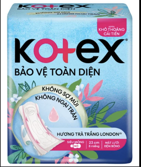 Băng vệ sinh Kotex khô thoáng siêu mỏng cánh 8 miếng