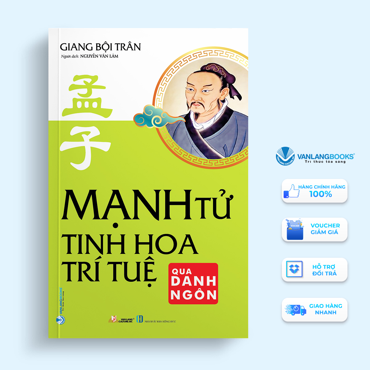 Sách - mạnh tử - tinh hoa trí tuệ qua danh ngôn -vanlangbooks