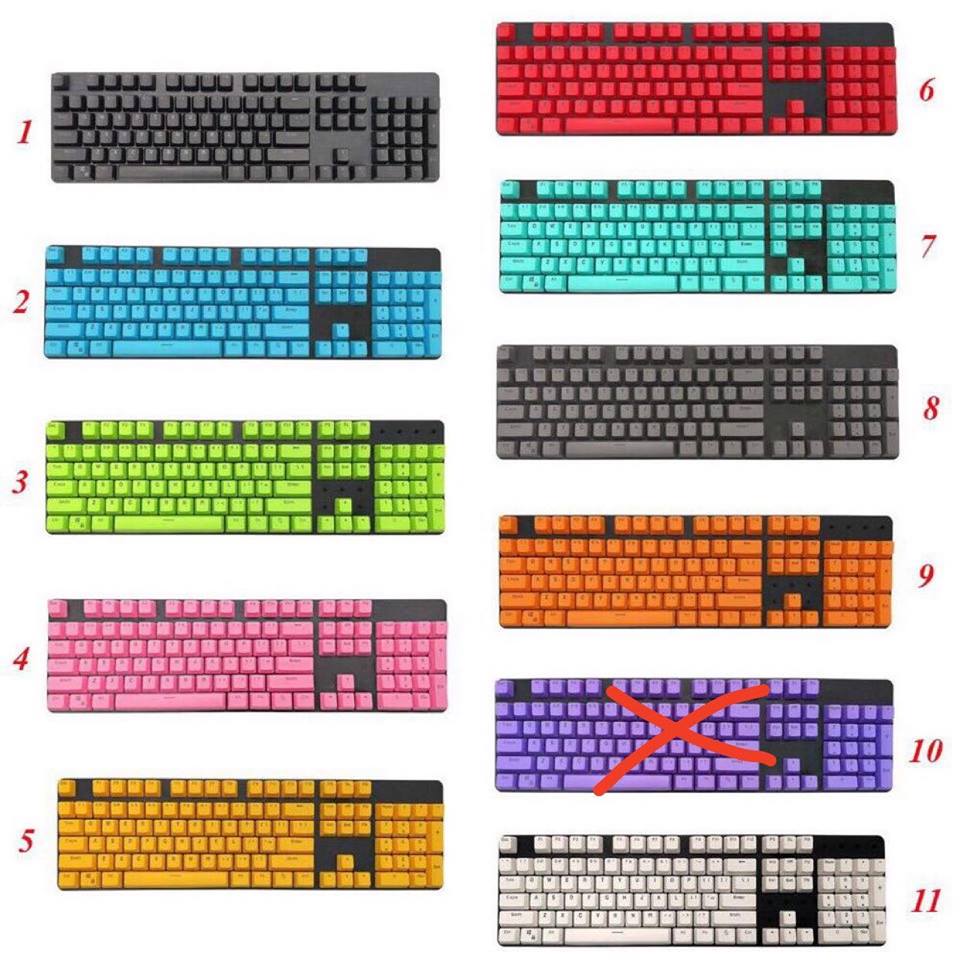 Keycap PBT xuyên led