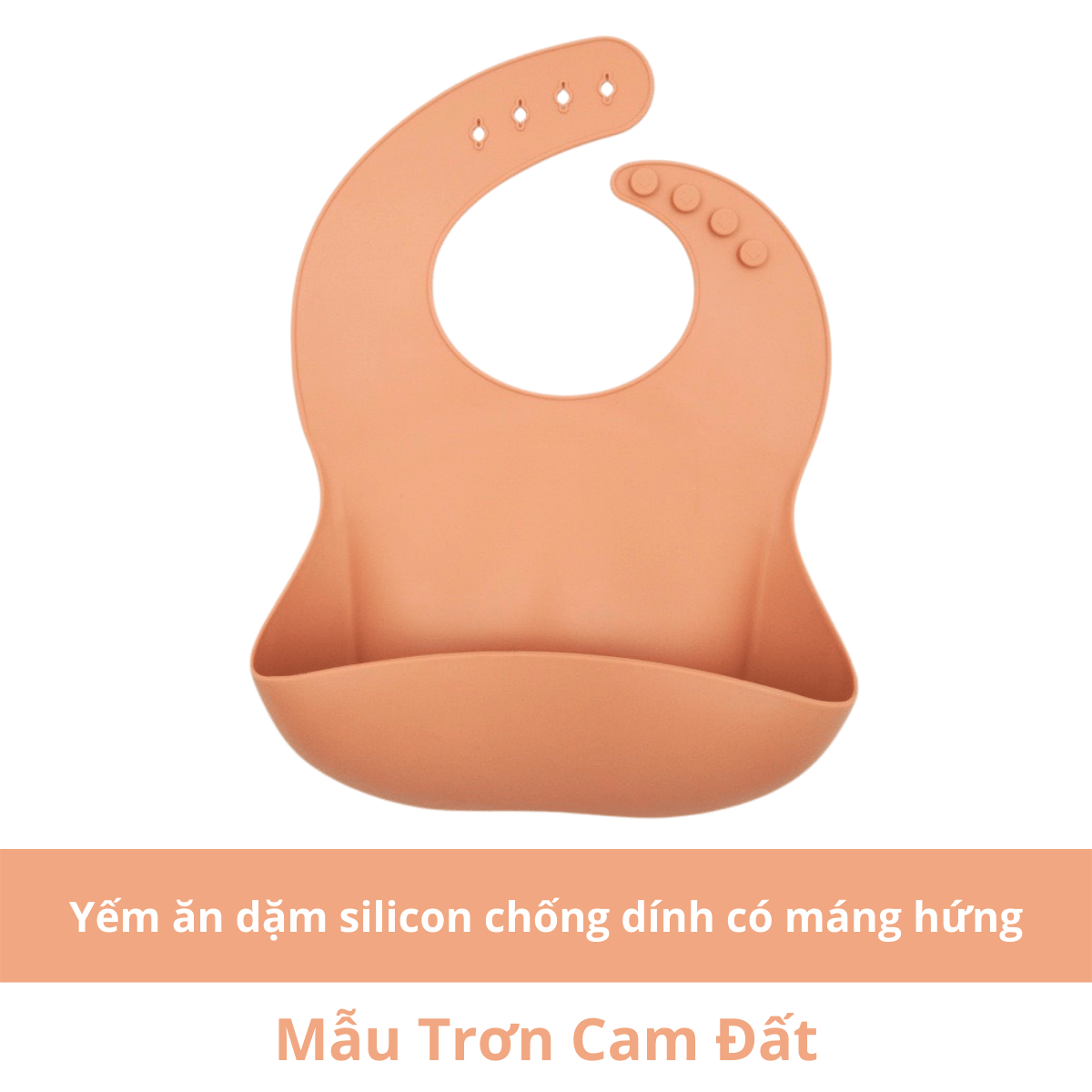 [HCM]Yếm Silicon Ăn Dặm Cho Bé