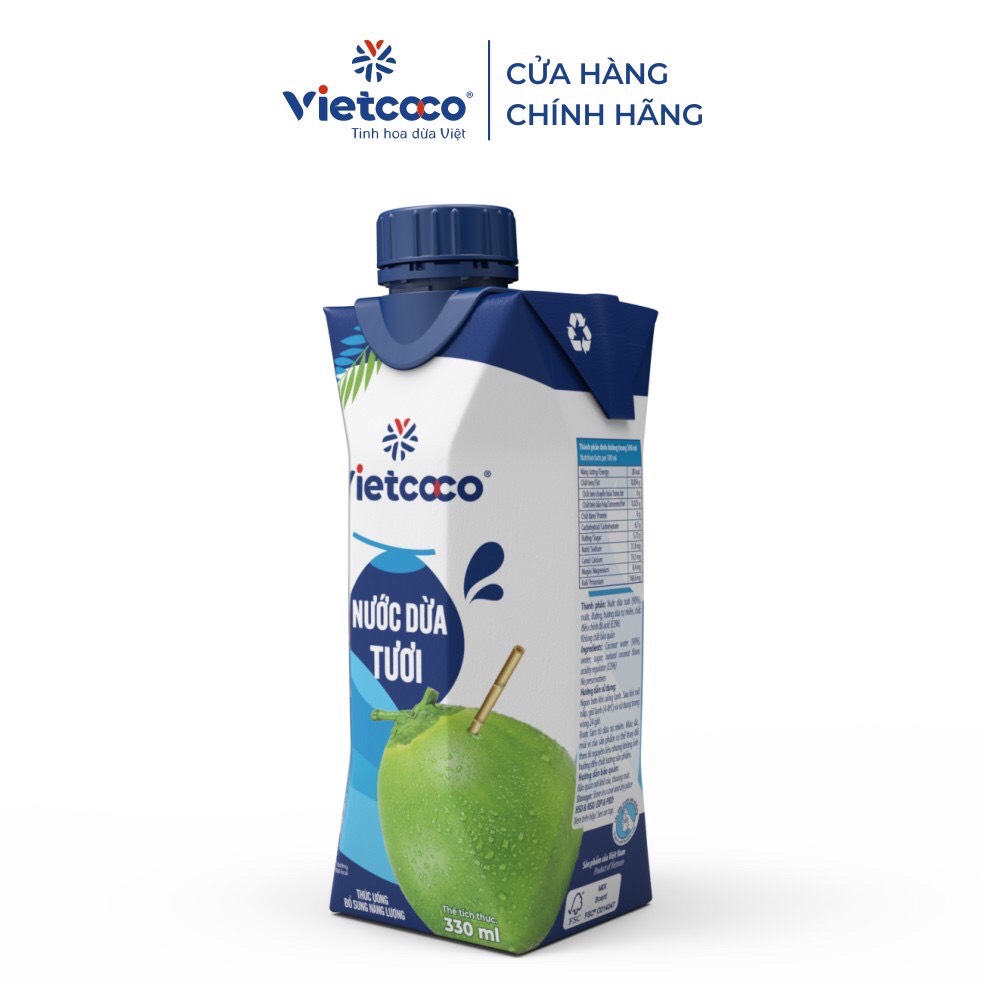 Nước dừa tươi UHT Vietcoco 330ml