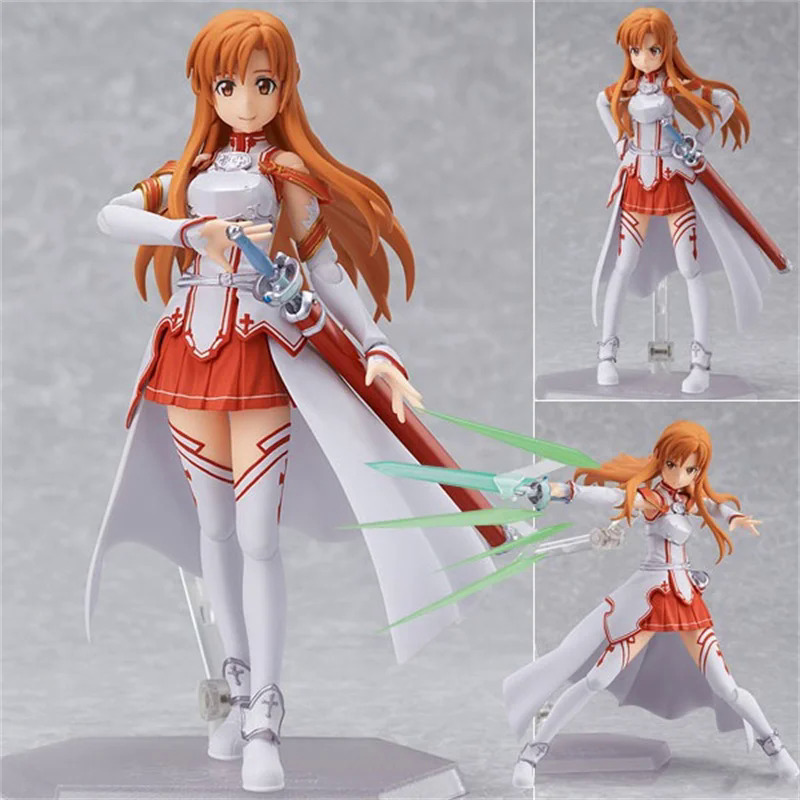 Figma thanh kiếm nghệ thuật trực tuyến kirito 174 248 asuna 178 sinon 241 hành động hình mô hình đồ chơi quà tặng cho bộ sưu tập