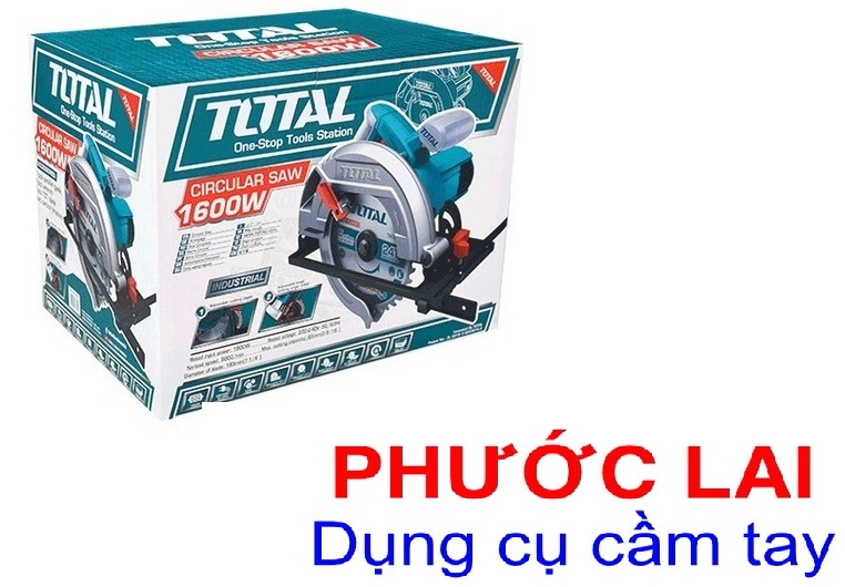Máy cưa đĩa tròn 1600W Total TS1161856
