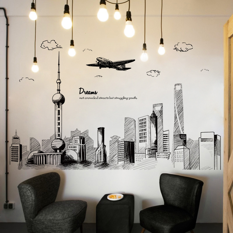 Wall sticker  xc9001- xc9002 Decals-Combination
