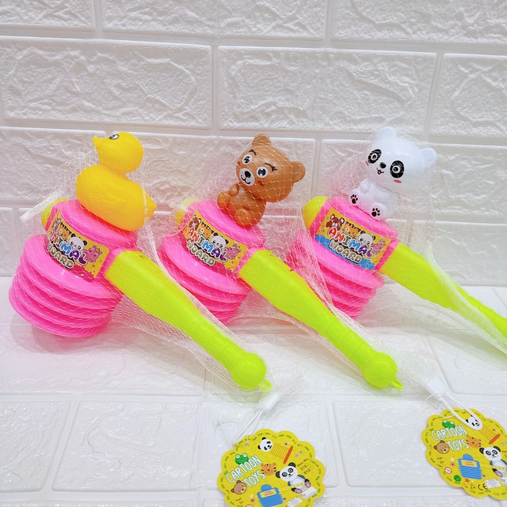Đồ Chơi Búa Nhựa Kêu Cho Bé - Đồ Chơi Giáo Cụ Dạy Học