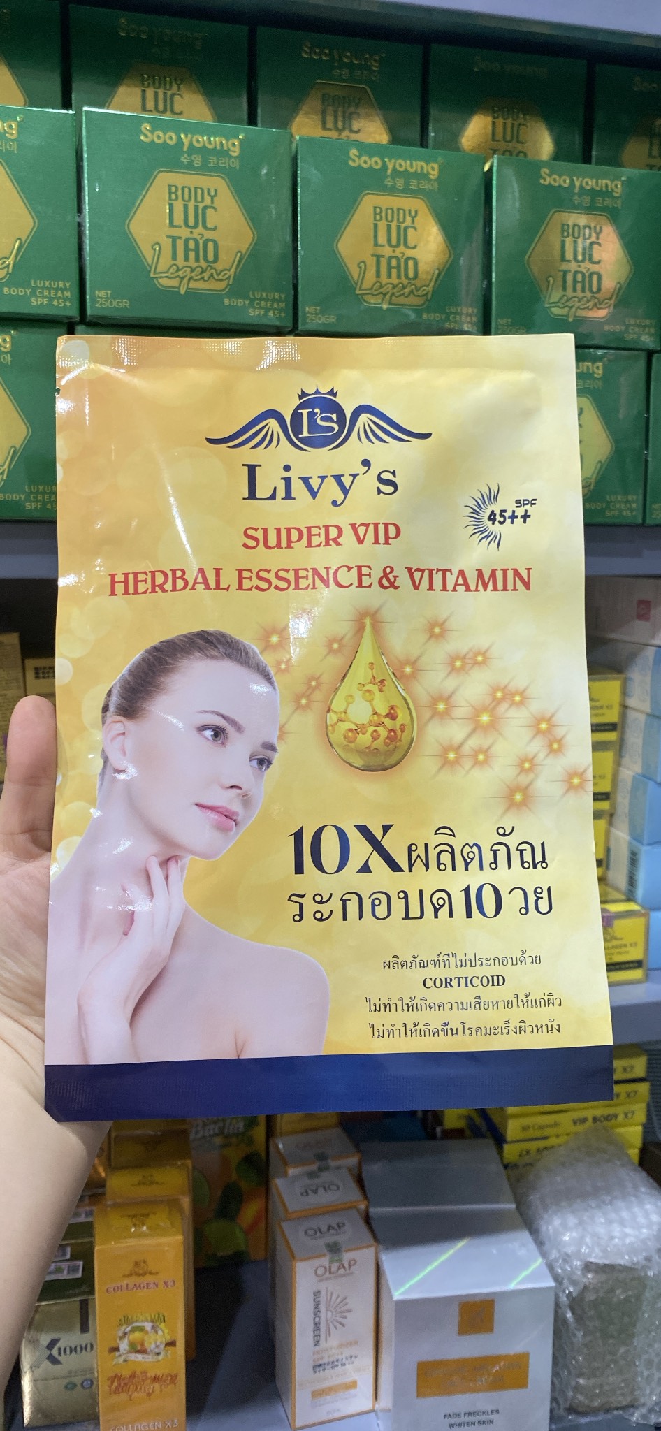 Gói tắm trắng Livy's ThaiLan