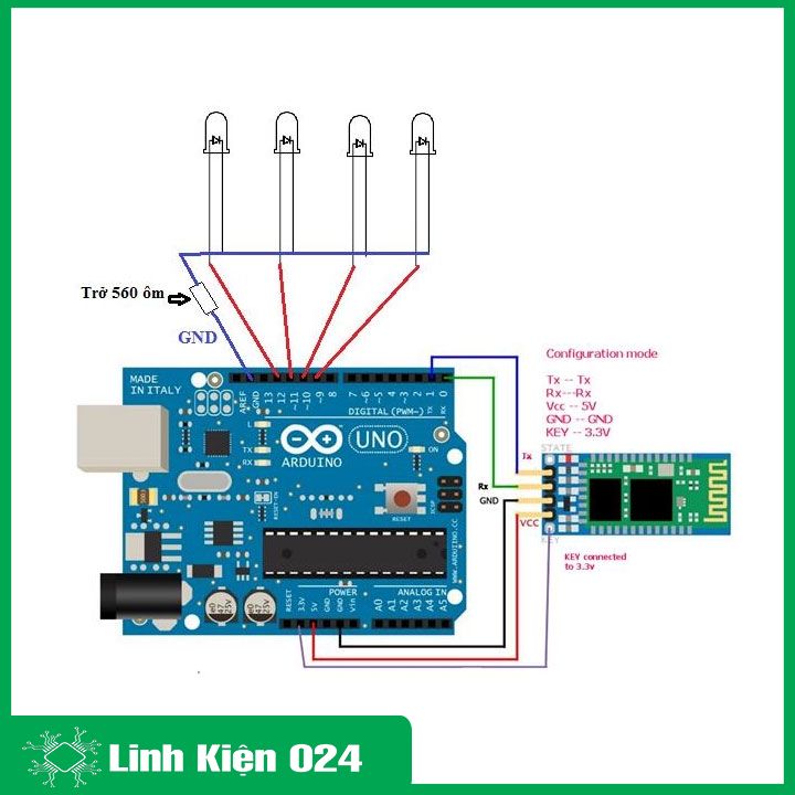 Module Bluetooth HC06 SLAVE có SOCKET