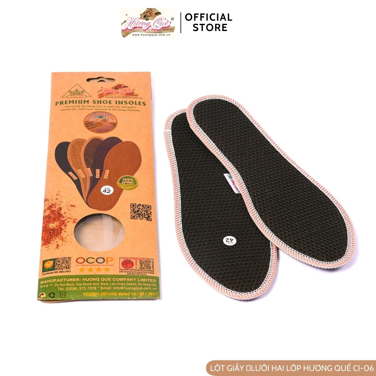 Lót giầy lưới hai lớp hương quế cao cấp ci-06