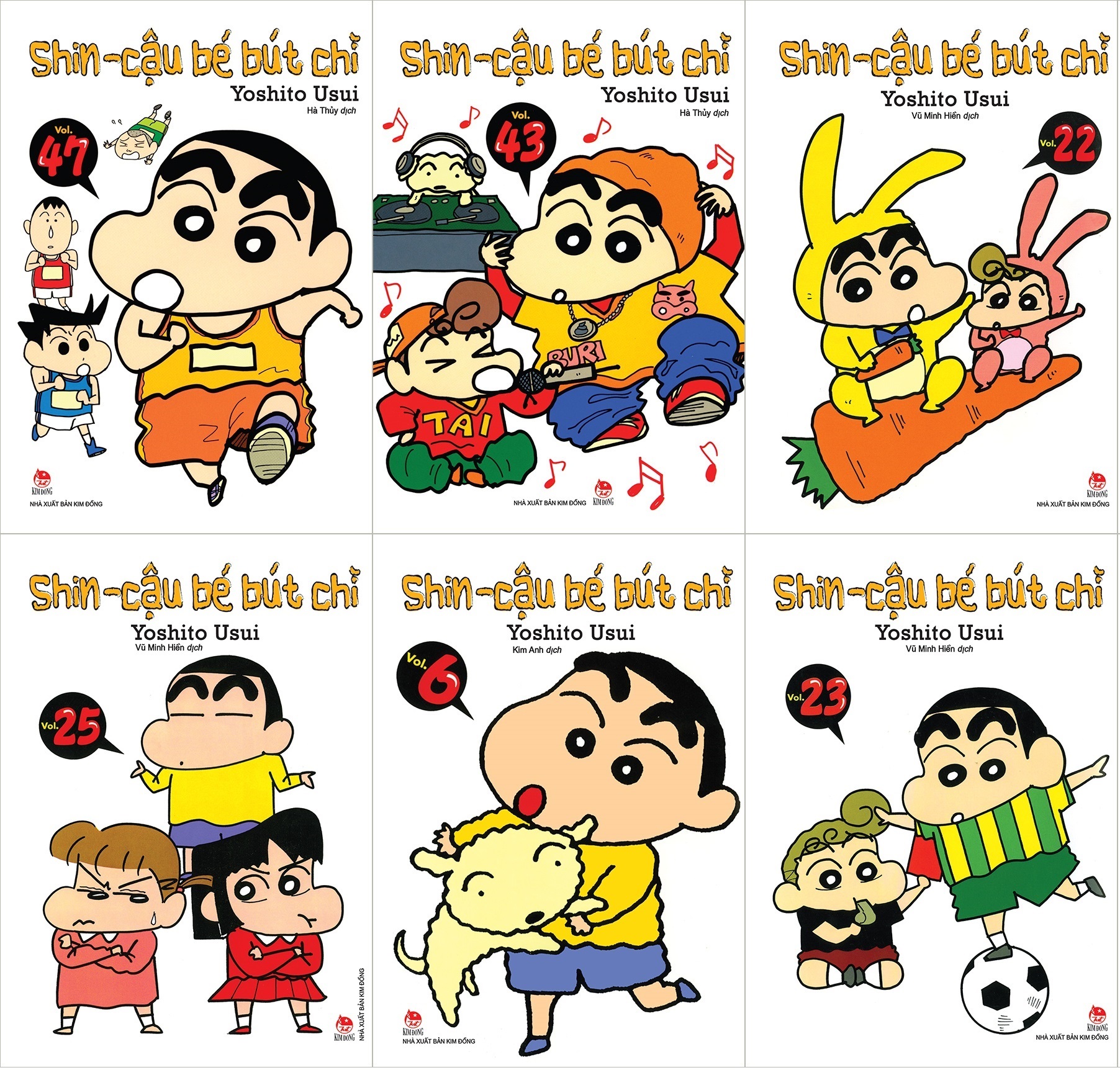 Sách - Combo 6 quyển Shin cậu bé bút chì - truyện ngắn (giao tập ngẫu nhiên)