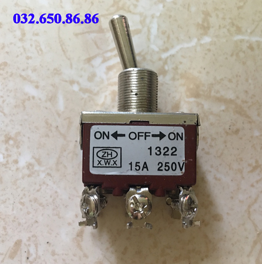 Công Tắc Gạt 6 Chân 3 vị trí  20A