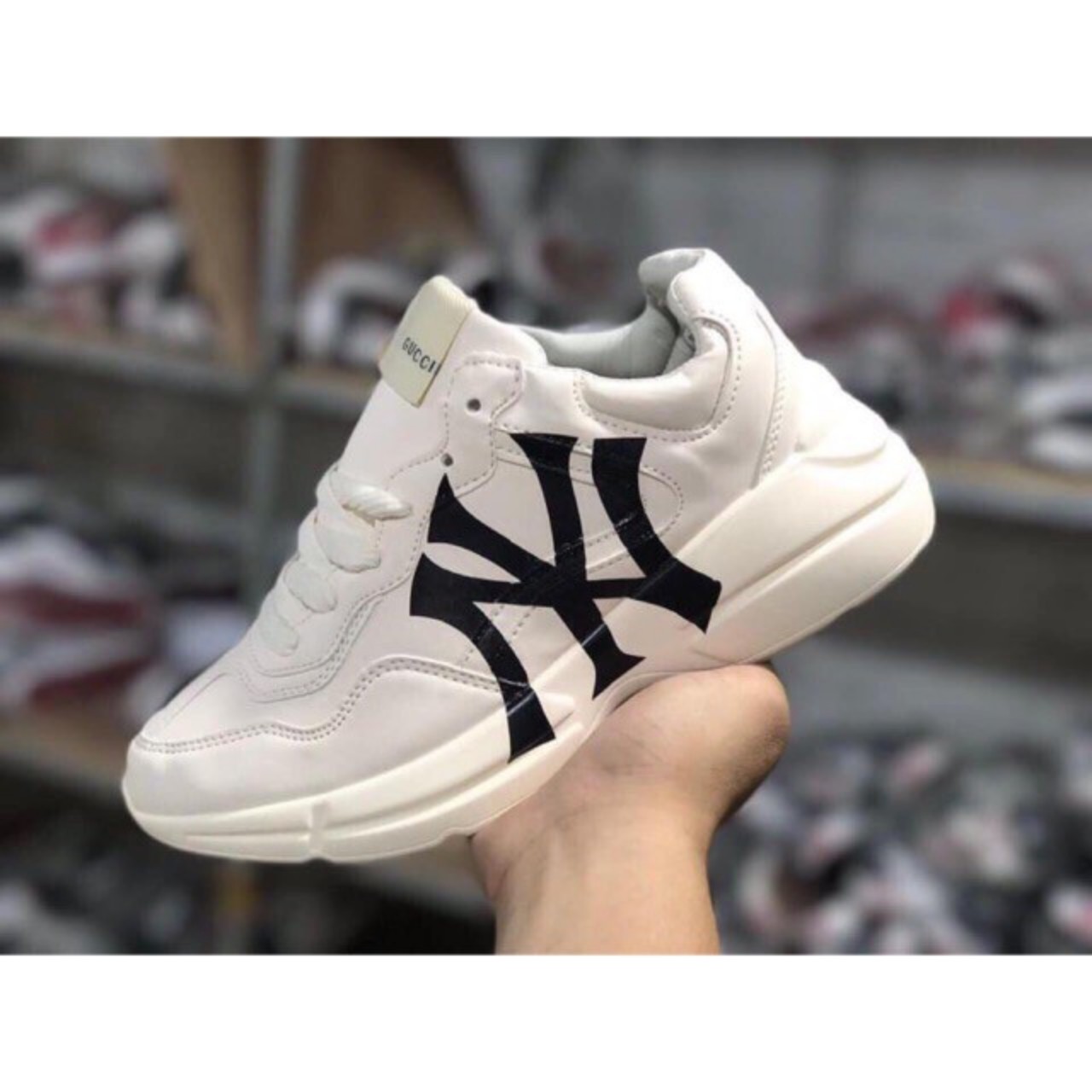 Dress shoes Sports male female GC, letters silver, fullbox, HNE24