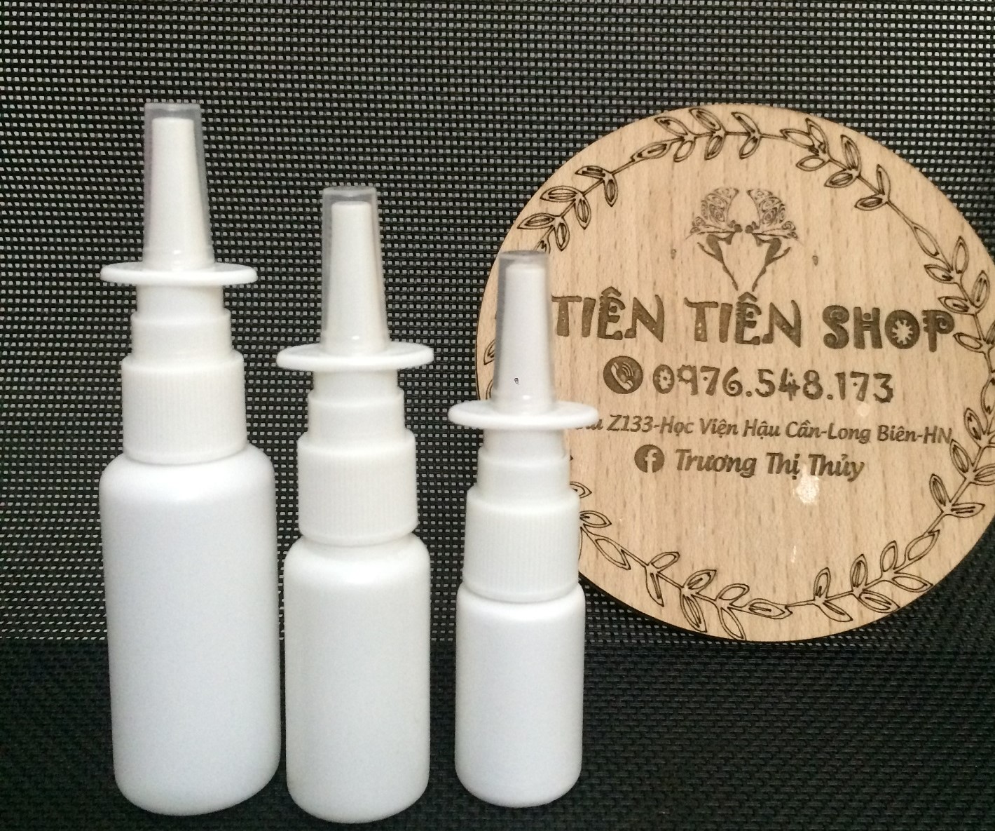 Chai xịt mũi thẳng 10ml, 15ml, 20ml, 30ml