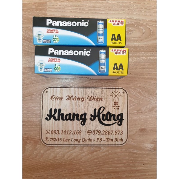 Pin 2A Panasonic R6UT / 4S Xanh