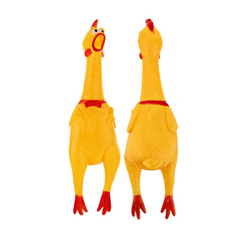 ĐỒ CHƠI CON GÀ LA HÉT CHO THÚ CƯNG,CHÓ MÈO CẮN, GẶM 28CM