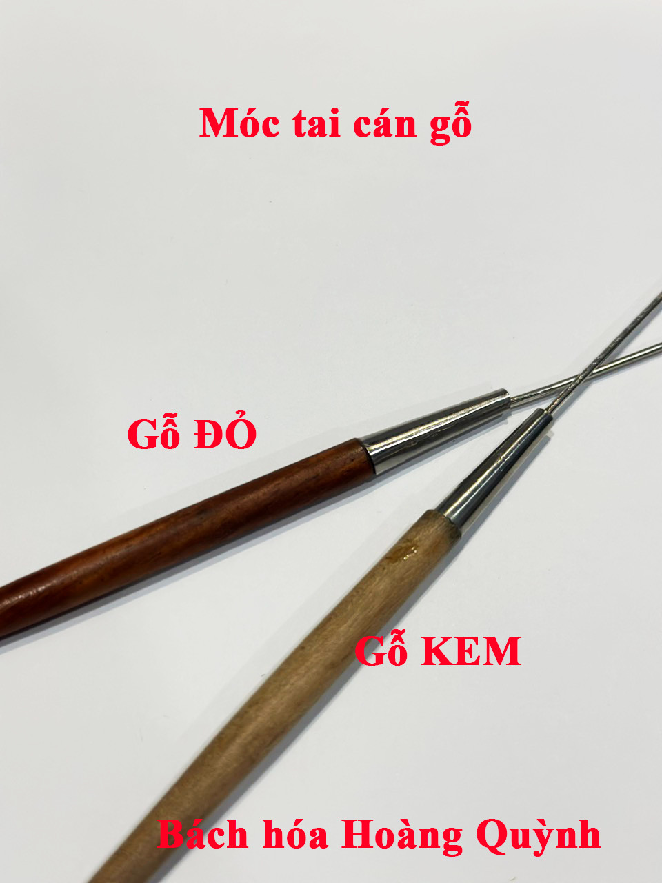 Set 2 cây móc tai cán gỗ NGHĨA VINA.