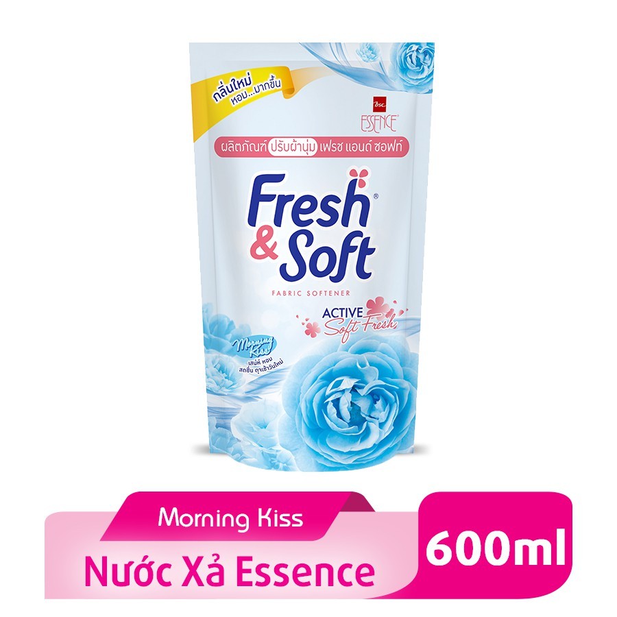 Combo 5 Bịch Nước Xả Vải Fresh & Soft Thái Lan 600ml/Bịch