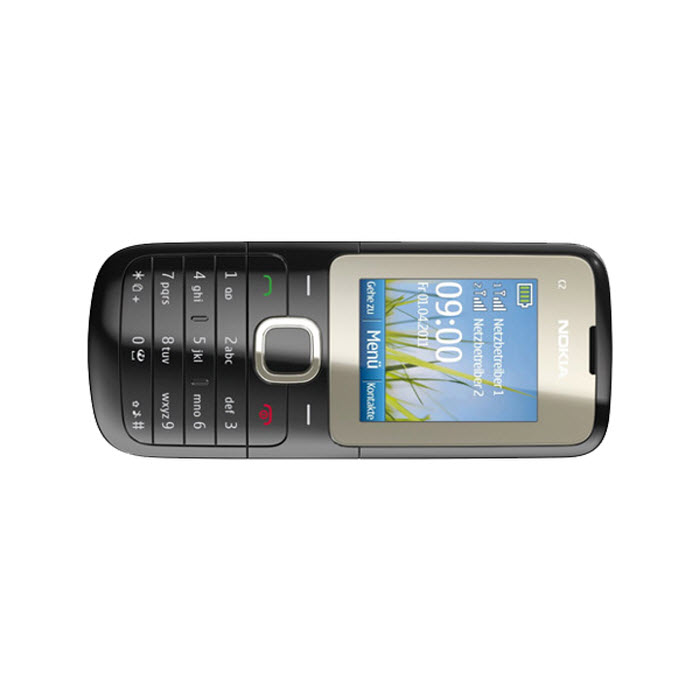 Điện Thoại Nokia C2-00 Màu Đen Bảo Hành 1 Đổi 1