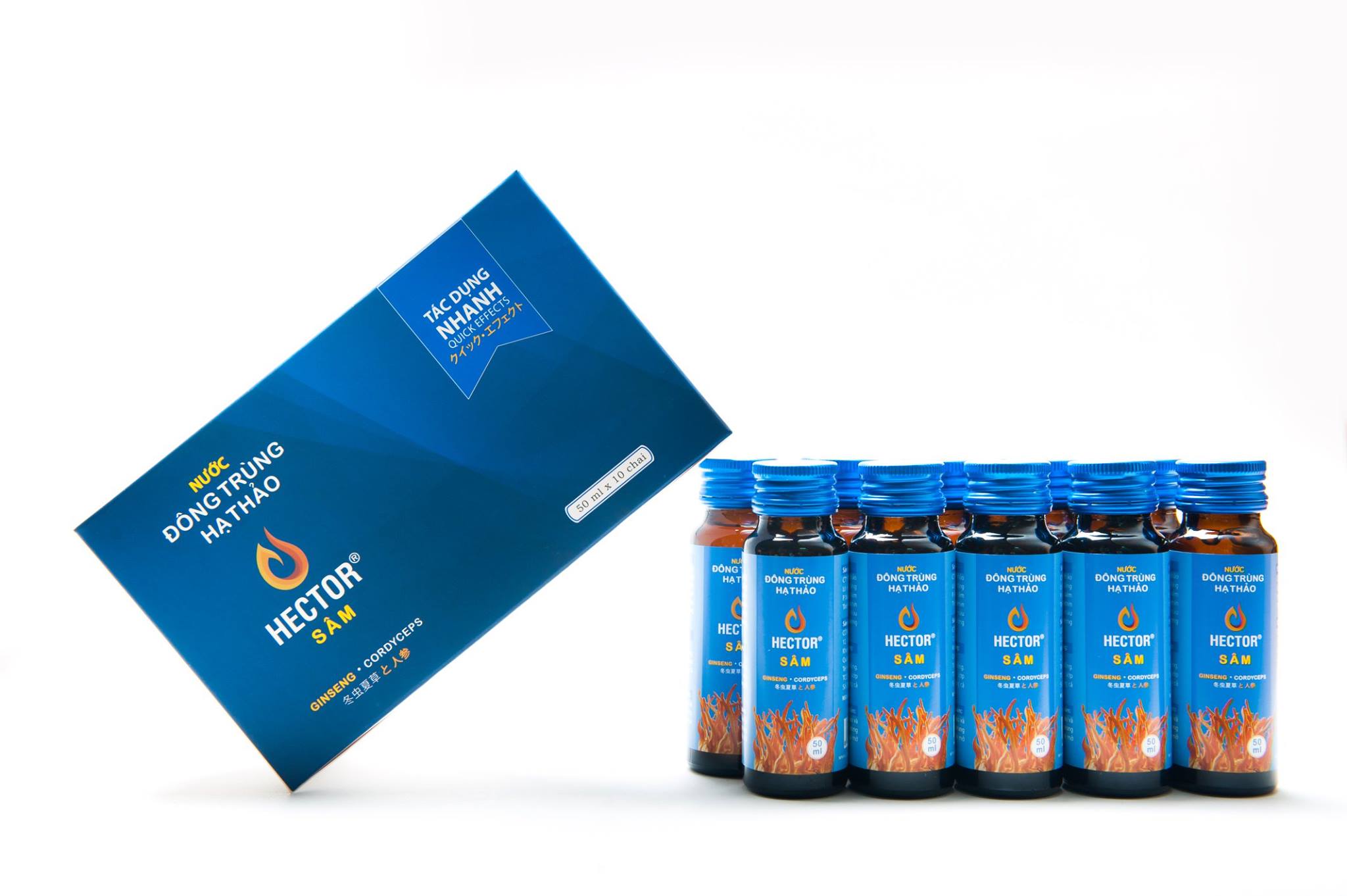 COMBO Nước Đông Trùng Hạ Thảo Hector Collagen và Hector Sâm