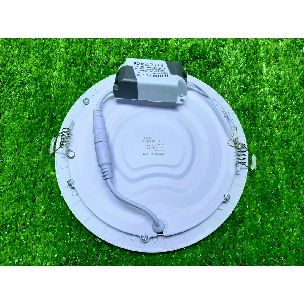 [HOT] Đèn led âm trần tròn Panel Light siêu mỏng 12W - 9W - 6W trắng / vàng (BH 12 tháng)