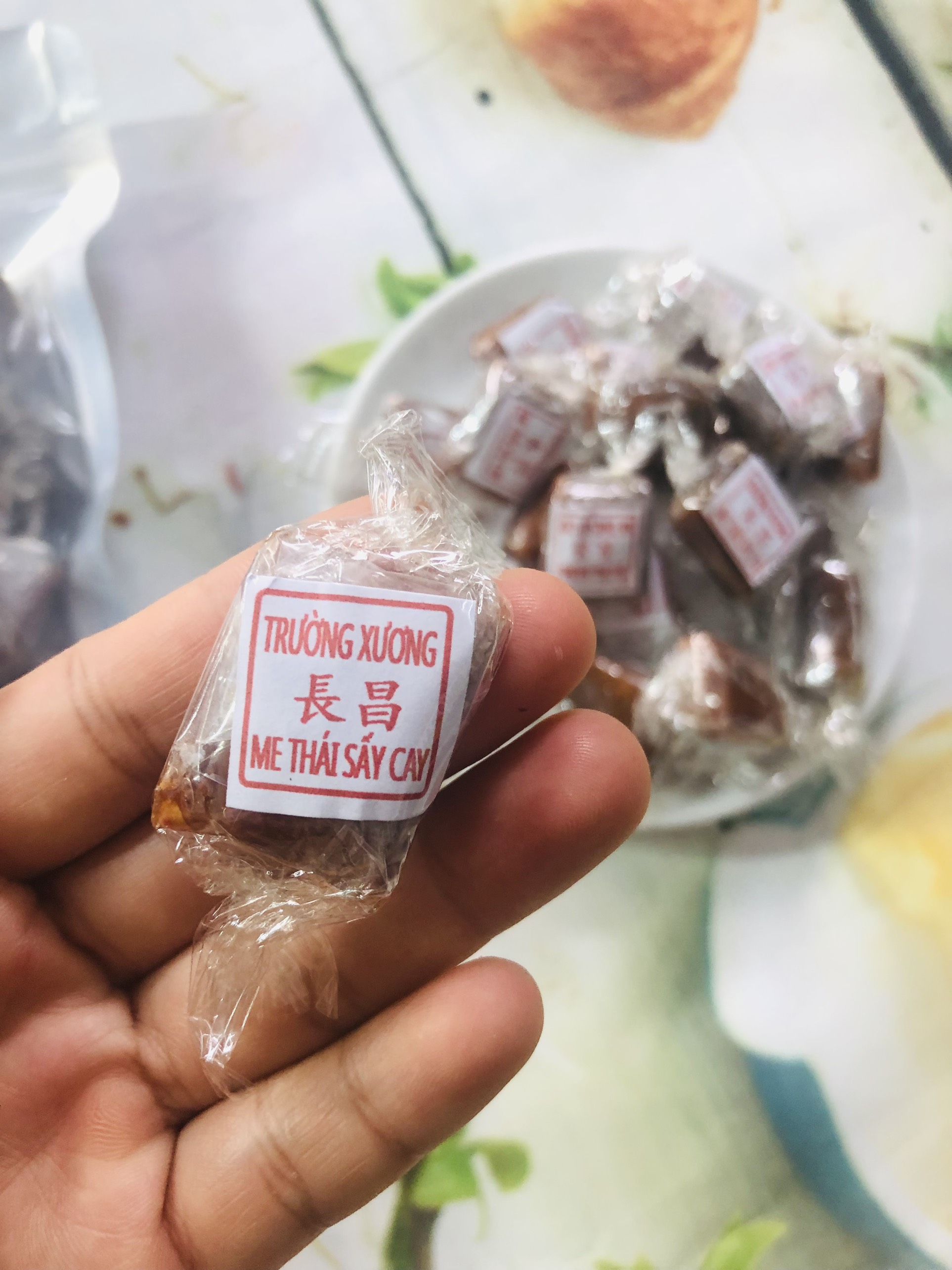 100g kẹo me thái sấy cay