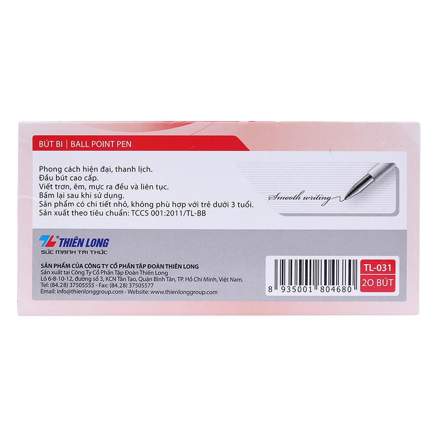 [HCM]BỘ 10 CÂY BÚT BI THIÊN LONG TL-031 (NHIỀU MÀU)