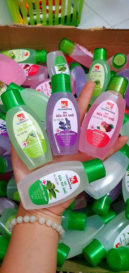 Gel rửa tay khô sát khuẩn Mini 60ml mềm mịn cho da