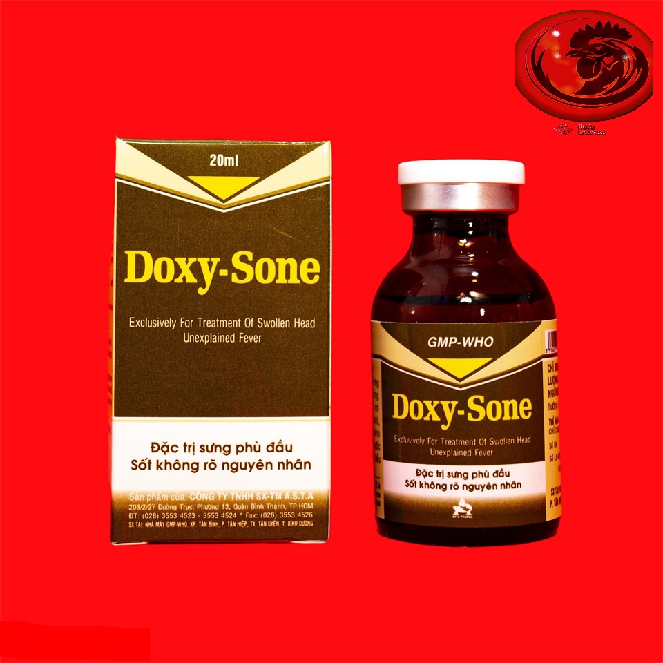 DOXY - SONE 20ml  sưng phù đầu, sốt dành cho gà đá