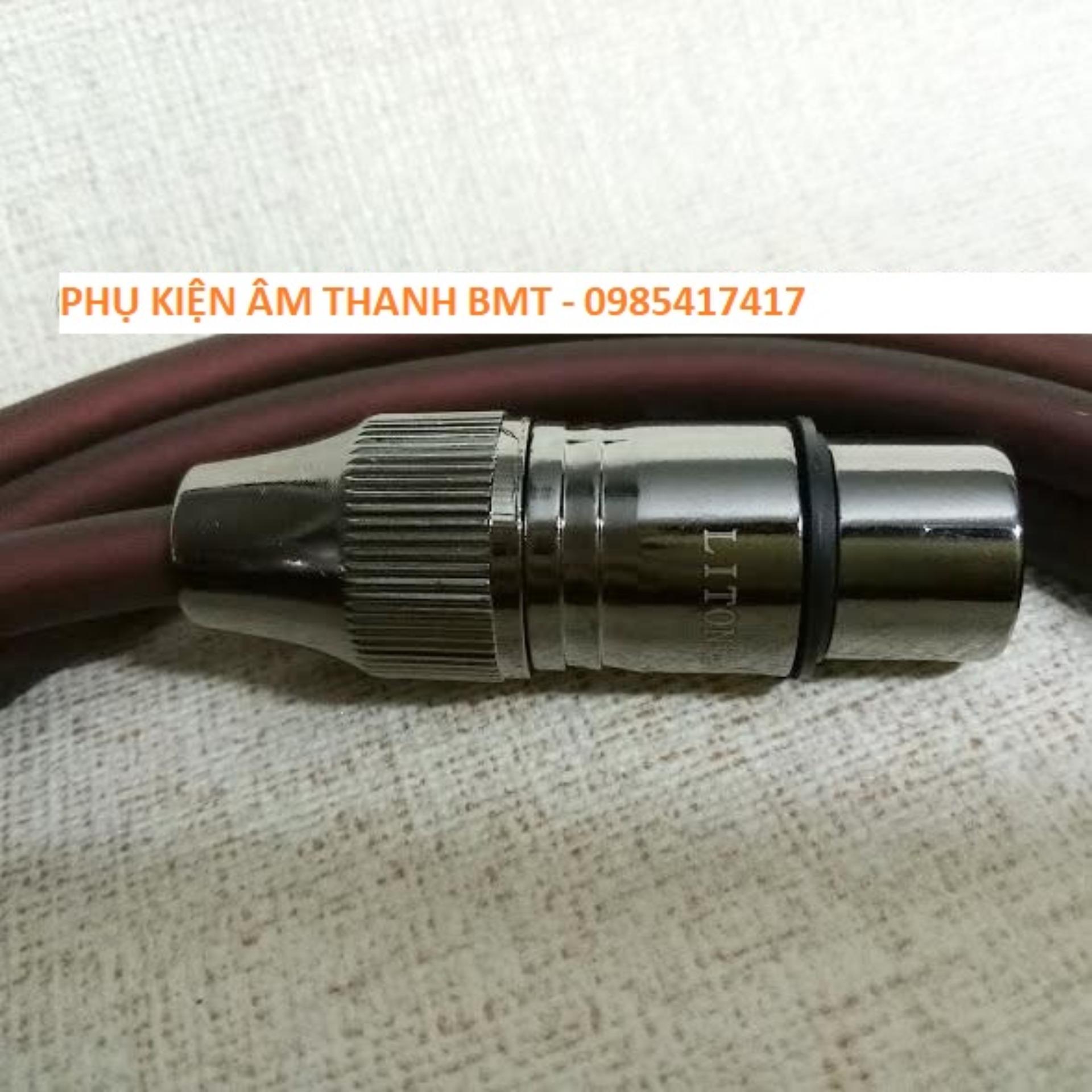 Dây micro Jack canon XLR đực ra XLR cái 5m