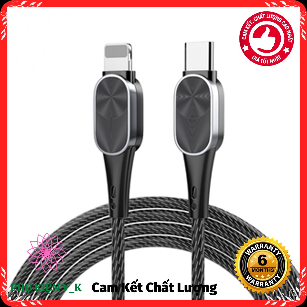 (Giá Hủy Diệt) Cáp Sạc Nhanh 20W TypeC to Lighting Dùng Cho Iphone